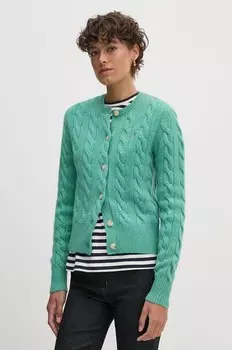 Шерстяной кардиган Polo Ralph Lauren, зеленый