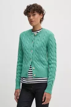 Шерстяной кардиган Polo Ralph Lauren, зеленый