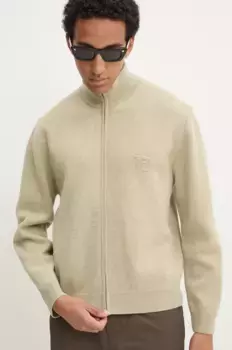 Шерстяной кардиган POVAL Nanushka, зеленый