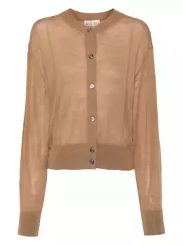 Шерстяной кардиган Recto, коричневый