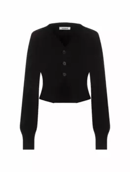 Шерстяной кардиган SANDBEIGE, черный