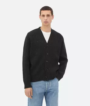 Шерстяной кардиган, сшитый на заказ Bottega Veneta