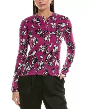 Шерстяной кардиган St. John, розовый