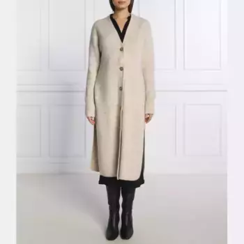 Шерстяной кардиган свободного кроя Marc O'Polo, бежевый