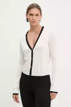 Шерстяной кардиган Theory, бежевый