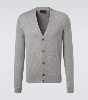 Шерстяной кардиган Tom Ford, Light Grey