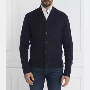 Шерстяной кардиган Tommy Hilfiger, синий
