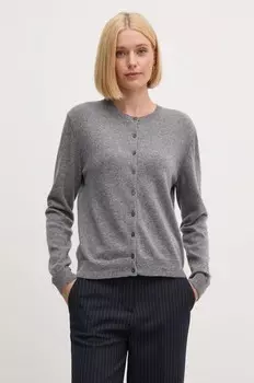 Шерстяной кардиган United Colors of Benetton, серый