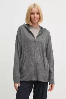 Шерстяной кардиган United Colors of Benetton, серый