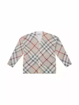 Шерстяной кардиган Vintage Check Burberry, мультиколор