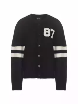 Шерстяной кардиган Zuko A.P.C., черный