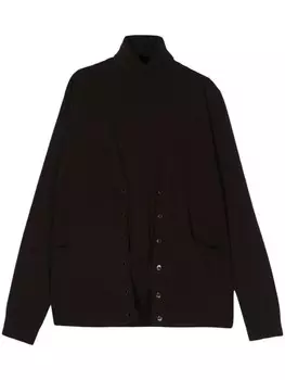 Шерстяной комплект из кардигана и топа Seventy, коричневый