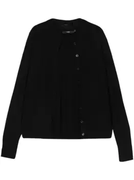 Шерстяной комплект из кардигана и топа Seventy, черный