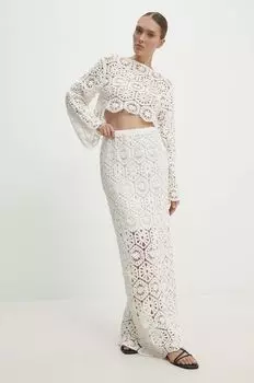 Шерстяной костюм Answear Lab, белый