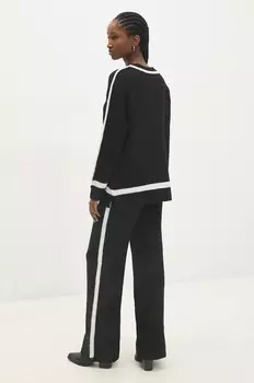 Шерстяной костюм Answear Lab, черный