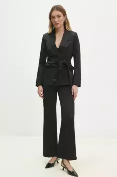 Шерстяной костюм Answear Lab, черный