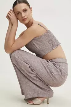 Шерстяной костюм Answear Lab, гранатовый