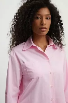 Шерстяной костюм Answear Lab, розовый