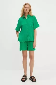 Шерстяной костюм Answear Lab, зеленый