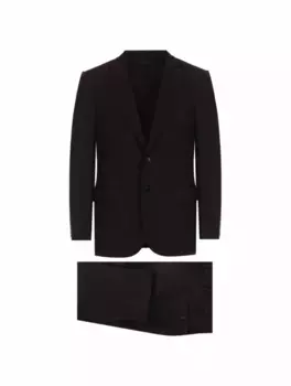 Шерстяной костюм Brioni, серый