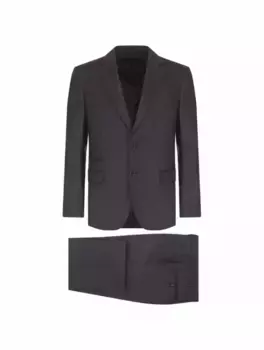 Шерстяной костюм Brioni, серый