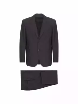 Шерстяной костюм Brioni, тёмно-синий