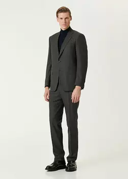 Шерстяной костюм Canali, серый