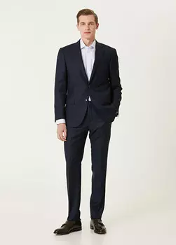 Шерстяной костюм Corneliani, синий