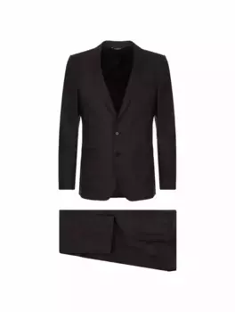 Шерстяной костюм Dolce&Gabbana, серый