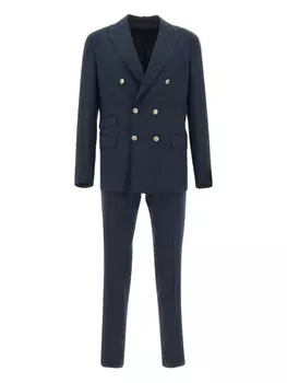 Шерстяной костюм Eleventy, синий