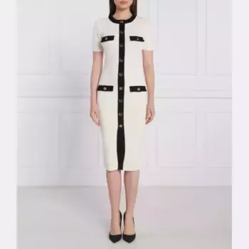 Шерстяной костюм Elisabetta Franchi, белый