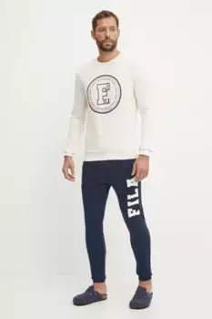 Шерстяной костюм Fila, бежевый