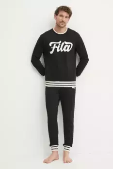 Шерстяной костюм Fila, черный