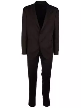 Шерстяной костюм Lardini, черный