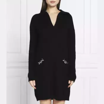 Шерстяной костюм Liu Jo, черный