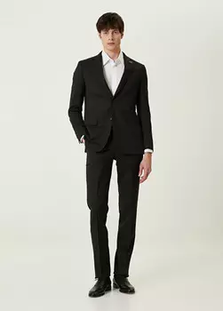 Шерстяной костюм Pal Zileri, черный