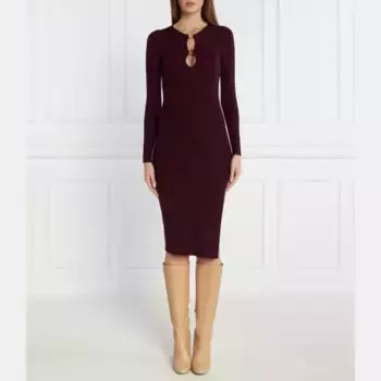 Шерстяной костюм Pinko, бургунди