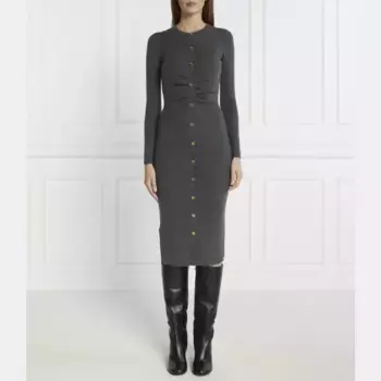 Шерстяной костюм Pinko, черный