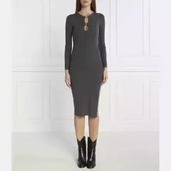 Шерстяной костюм Pinko, черный