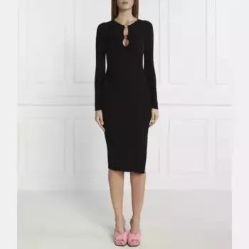 Шерстяной костюм Pinko, черный