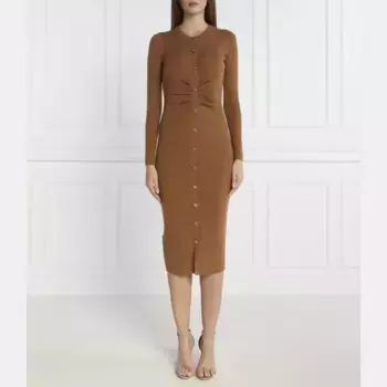 Шерстяной костюм Pinko, коричневый