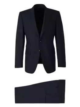Шерстяной костюм с карманами TOM FORD, черный