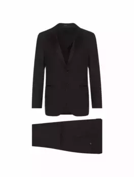 Шерстяной костюм Sartorio, черный