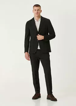 Шерстяной костюм в клетку Network, коричневый