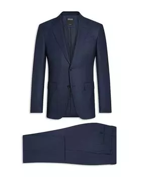 Шерстяной костюм ZEGNA, синий