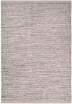 Шерстяной ковер andas "Odenne", прямоугольный, однотонный, в крапинку, шерсть, ручная работа, гостиная 160х230 см, кремовый/серый