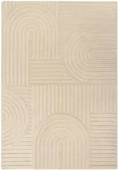 Шерстяной ковер FLAIR RUGS "Zen Garden", 100 % шерсть, эффект "высокий-низкий"