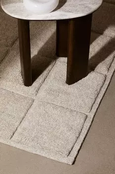 Шерстяной ковер H&M, 80x140 см, коричневый