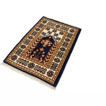 Шерстяной ковер Моргенланд «Биджарский ковер ручной работы темно-синий», прямоугольный, высота 8 мм, ручная работа Morgenland