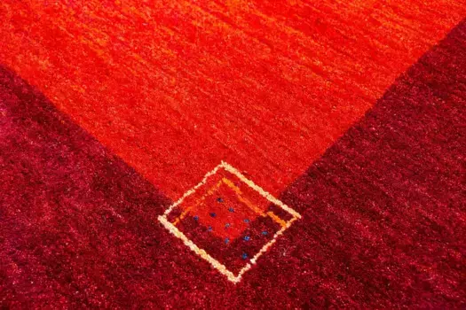 Шерстяной ковер Morgenland "Gabbeh ковролин ручного плетения ржавчина", прямоугольный, короткий ворс 80х240 см, цвет Rost